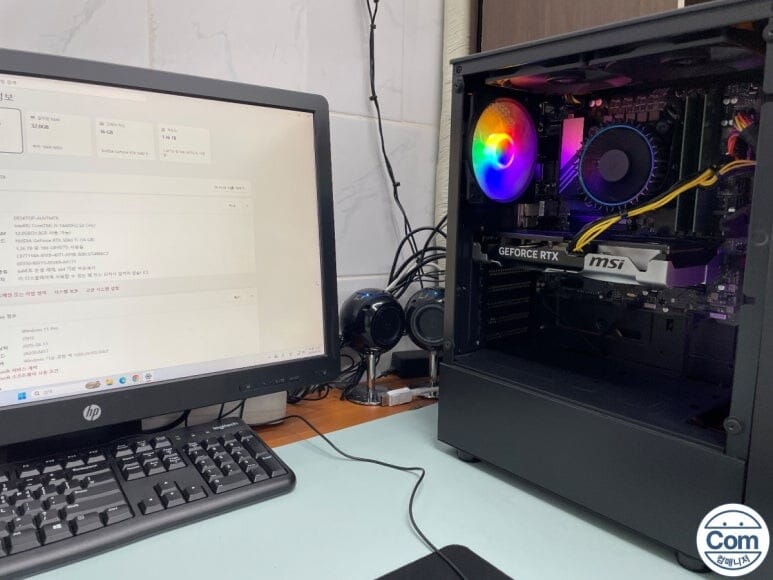 로컬 AI 성능 향상을 위한 업그레이드 완료된 모습입니다.