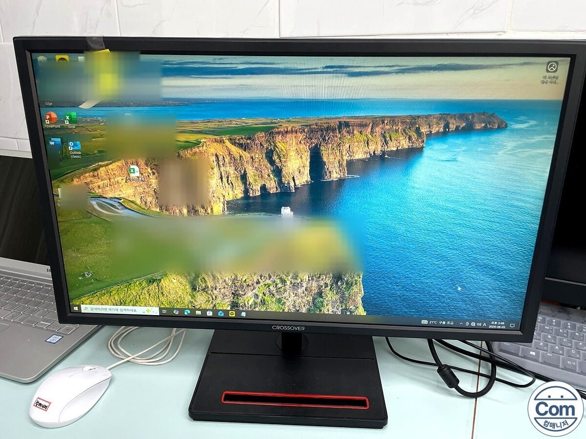 모니터 화면 정상 출력 Windows 바탕화면