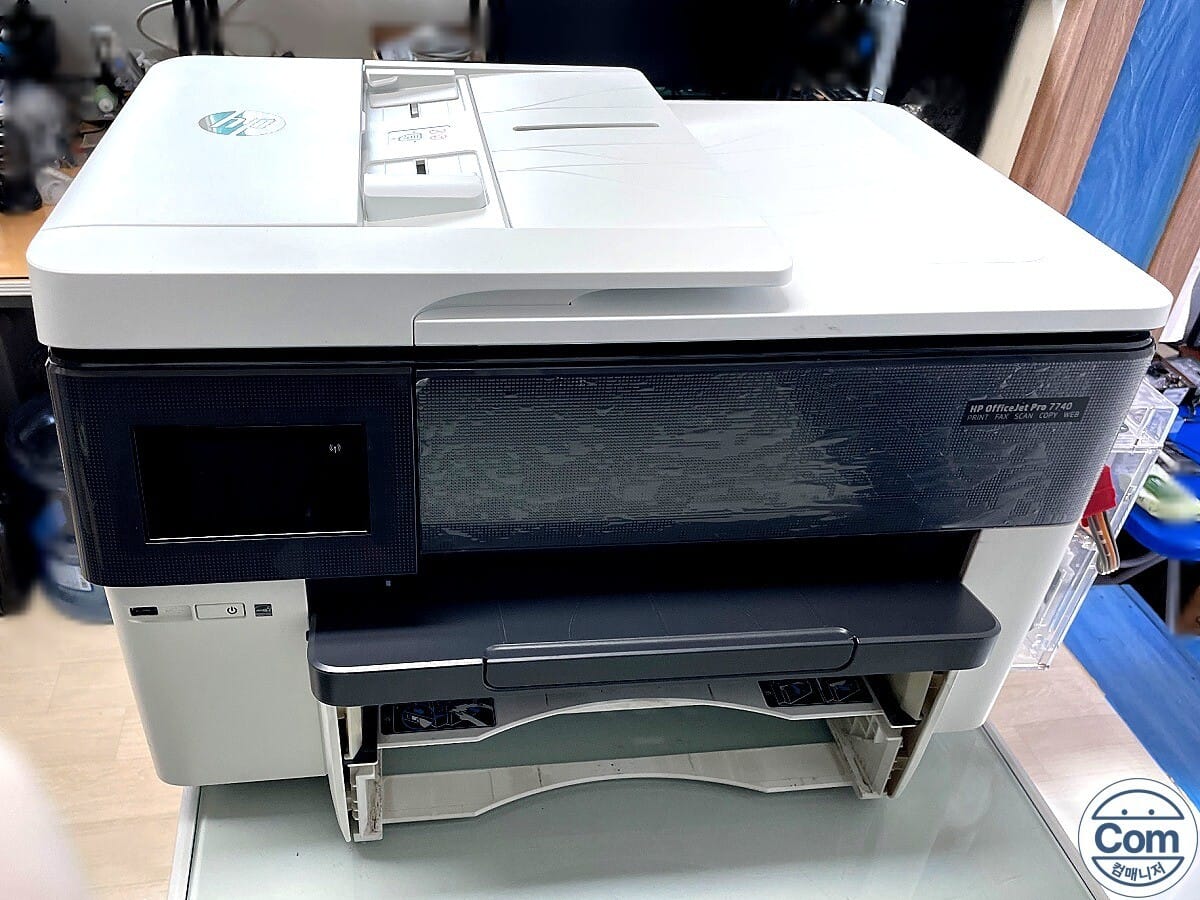 HP7740 프린터 수리전 전체 모습
