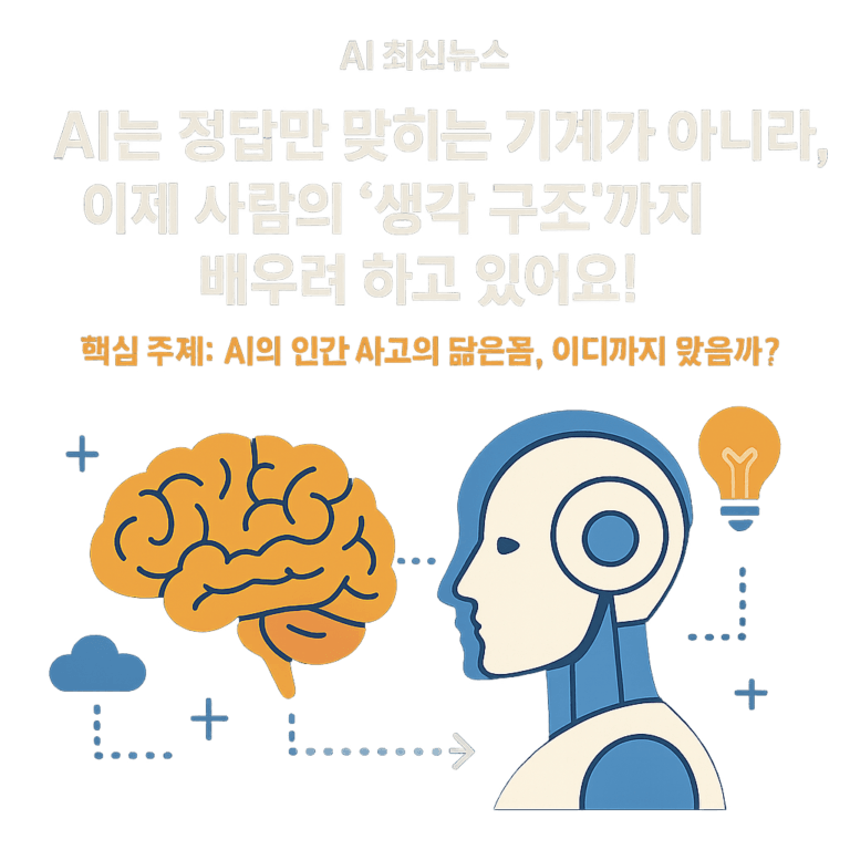 AI 연구는 정답 생성에서 인간의 추론과 판단 과정 모델링으로 확장되고 있다. 핵심은 정답률보다 어떻게 생각했는지 함께 보는 흐름이다.